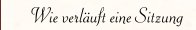 Wie verläuft eine Sitzung