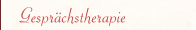 Gesprächstherapie