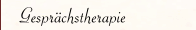 Gesprächstherapie